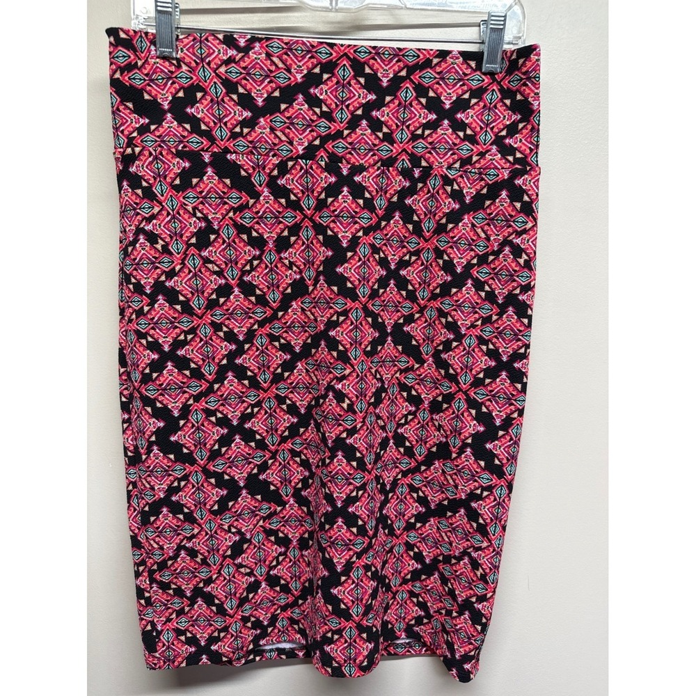 LuLaRoe Elegant Pencil Skirt Geometric Print Size Medium